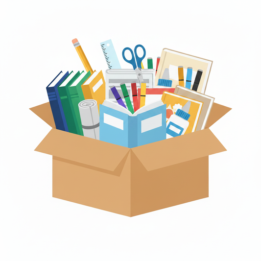 Books & Stationery Box